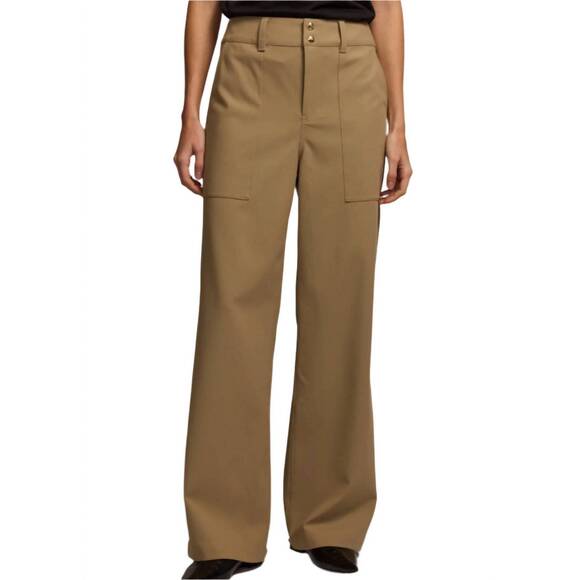 NEW HINSON WU kelly traveler's twill pants in khaki - Picture 2 of 3